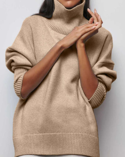 ALEXIS - OVERSIZED TURTLENECK KNIT SWEATER WITH LUXURIOUS WARMTH FOR EFFORTLESS WINTER STYLE