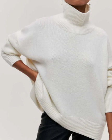 ALEXIS - OVERSIZED TURTLENECK KNIT SWEATER WITH LUXURIOUS WARMTH FOR EFFORTLESS WINTER STYLE