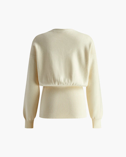 CELINE - OVERSIZED V-NECK CARDIGAN WITH STATEMENT BUTTON