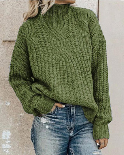 NOVA - CHIC OVERSIZED CABLE KNIT SWEATER FOR COZY WINTER STYLE