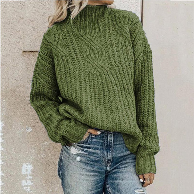 NOVA - CHIC OVERSIZED CABLE KNIT SWEATER FOR COZY WINTER STYLE