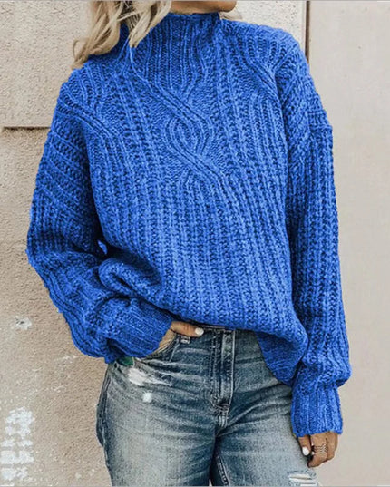 NOVA - CHIC OVERSIZED CABLE KNIT SWEATER FOR COZY WINTER STYLE