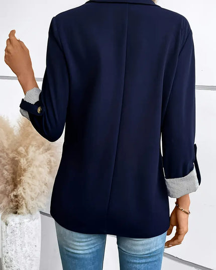 OLIVIA - ELEGANT ROLL-UP SLEEVE BLAZER FOR WOMEN WITH TAILORED FIT